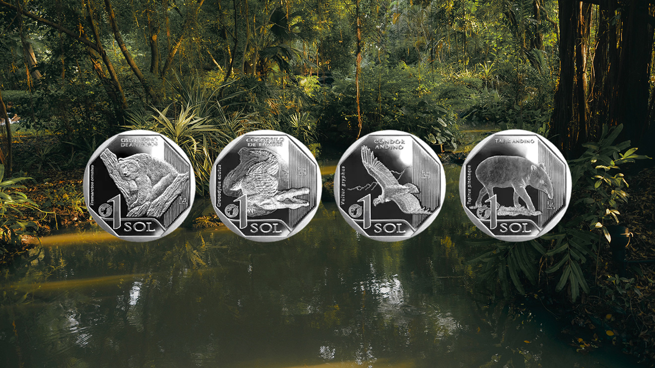 Serie Numismática Fauna Silvestre Amenazada del Perú