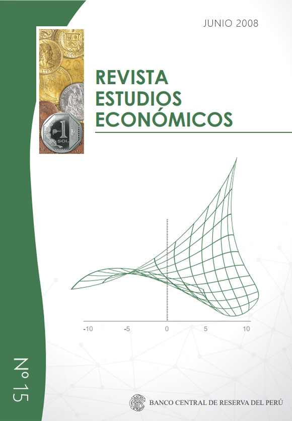 Revista Estudios Económicos N° 15